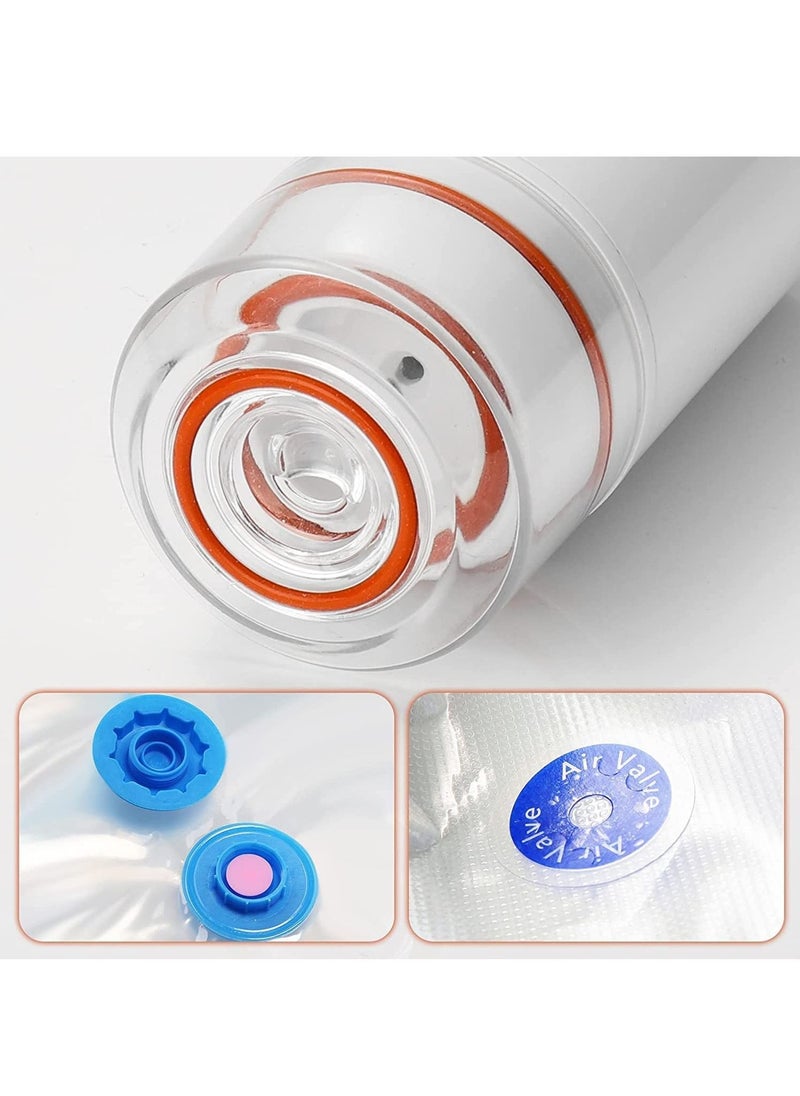 SYOSI - Vacuum Storage Bag Pump, Portable Mini Electric Air Pump Battery Powered Non-Rechargeable Pump for Filament Bag Sealing - Image 1