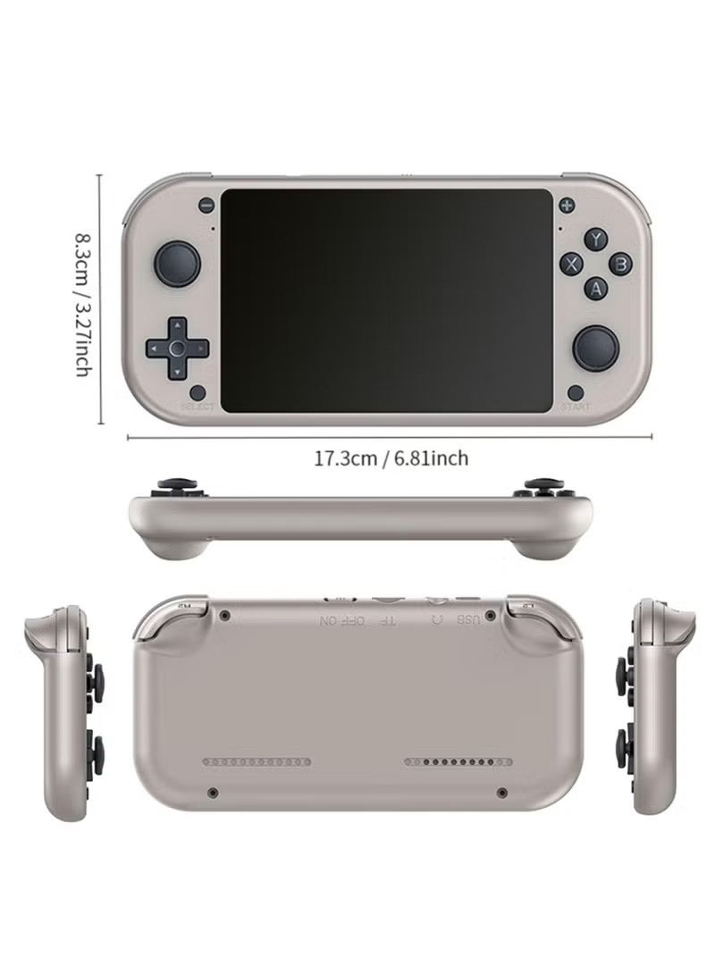 Handheld Game Console 4.3" IPS Screen | Supports 30,000+ Games | PSP PS1 N64 Emulator | Quad-Core Cortex-A7 CPU | 128GB | Portable Retro Gaming Console - Image 2