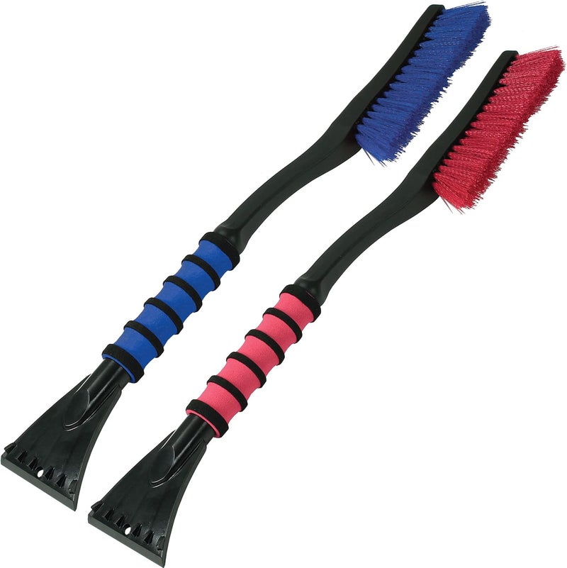 Mallory 532 Cool-Force 26” Snowbrush with Ice Scraper, 2 Pack - Image 1