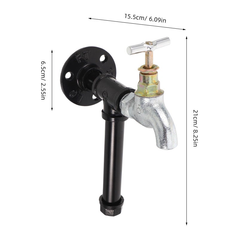 Vintage Faucet Shape Cabinet Knobs Drawer Pulls For Home Kitchen Bedroom Closet - Image 3