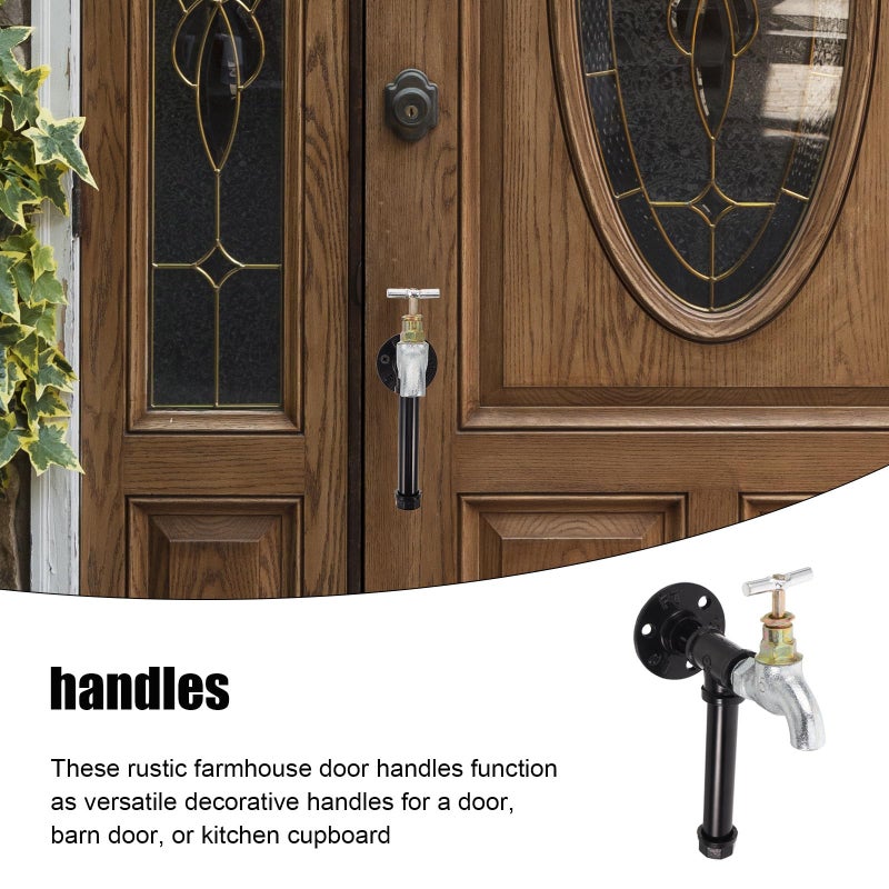 Vintage Faucet Shape Cabinet Knobs Drawer Pulls For Home Kitchen Bedroom Closet - Image 4