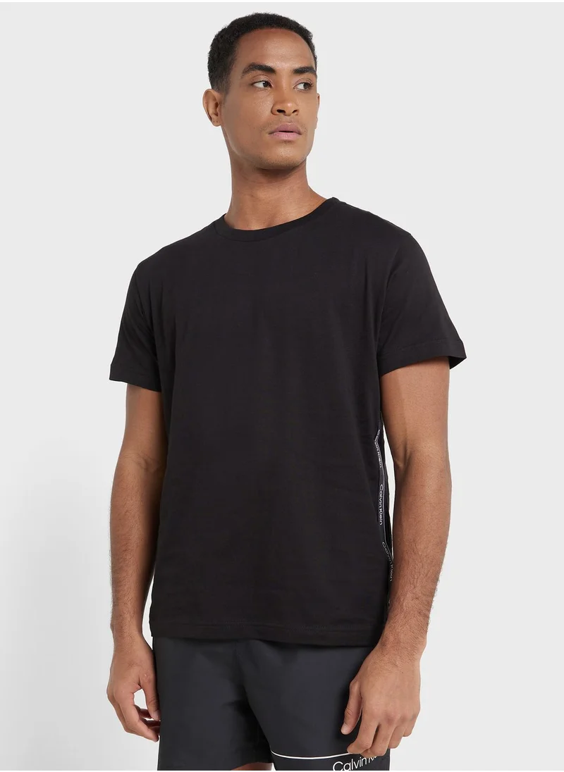 CALVIN KLEIN Logo Crew Neck T-Shirt