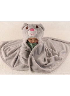 Brandonn Baby Blanket New Born Soft Coral Wrapper Cum A/C Blanket For Baby Boys And Baby Girls  - Image 2
