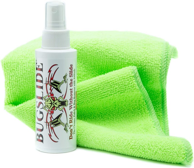 BugSlide Store 4 Oz Travel Kit with Cleaner with Microfiber Towel - Multisurface Cleaning and Car Detailing Solution That Shines and Degreases Your Car, Convenient Size for Travel - Image 1