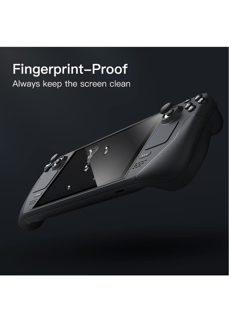 Loquat 2 Pack Screen Protector for Steam Deck 2022 9H Tempered Glass Film Anti-Scratch HD Clear Protector 7 Inch  - Image 4