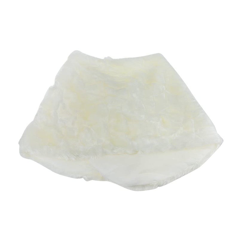 Fakeface Women Elegant Cape Shawls Spring Wedding Wraps Capelet Ivory One Size - Image 5