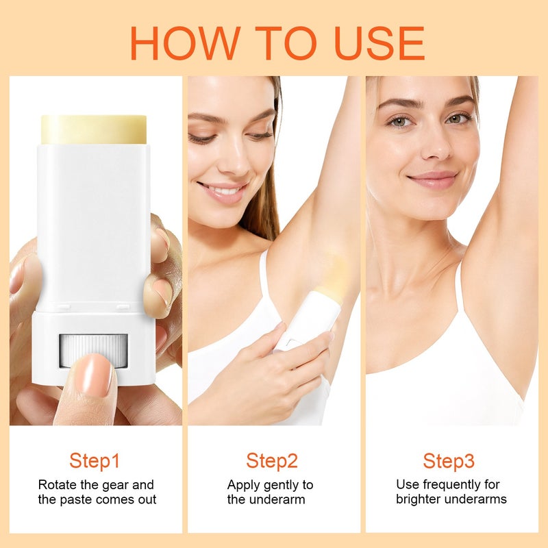 Danliss Brightening Antiperspirant Deodorant Stick 15g, Aloe Vera & Citrus Underarm Brightening & Odor Control Solid Fragrance - Image 4