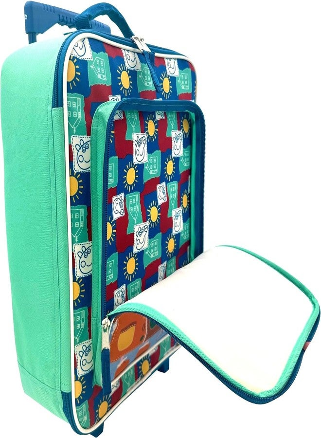 فاست فوروورد حقيبة سفر للأطفال من فاست فورورد، مقاس 16 بوصة، ذات جوانب ناعمة وعجلات - حقيبة سفر بعجلات (بيبا بيج) - Image 4