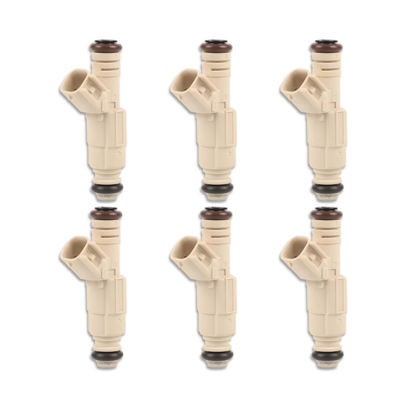 KUIPERAUTO 6Pcs Fuel Injectors YL8EC7B 82211157 Compatible for Ford Escape 20012003 Compatible for Mercury Sable Ford Taurus 2001 - Image 2