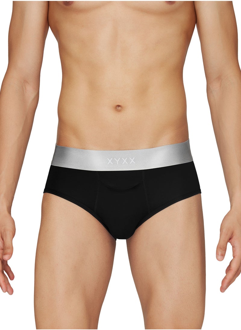 XYXX - Pack of 3 Illuminati Intellisoft Micro Modal Color Blocked Solid Men Brief - Image 1