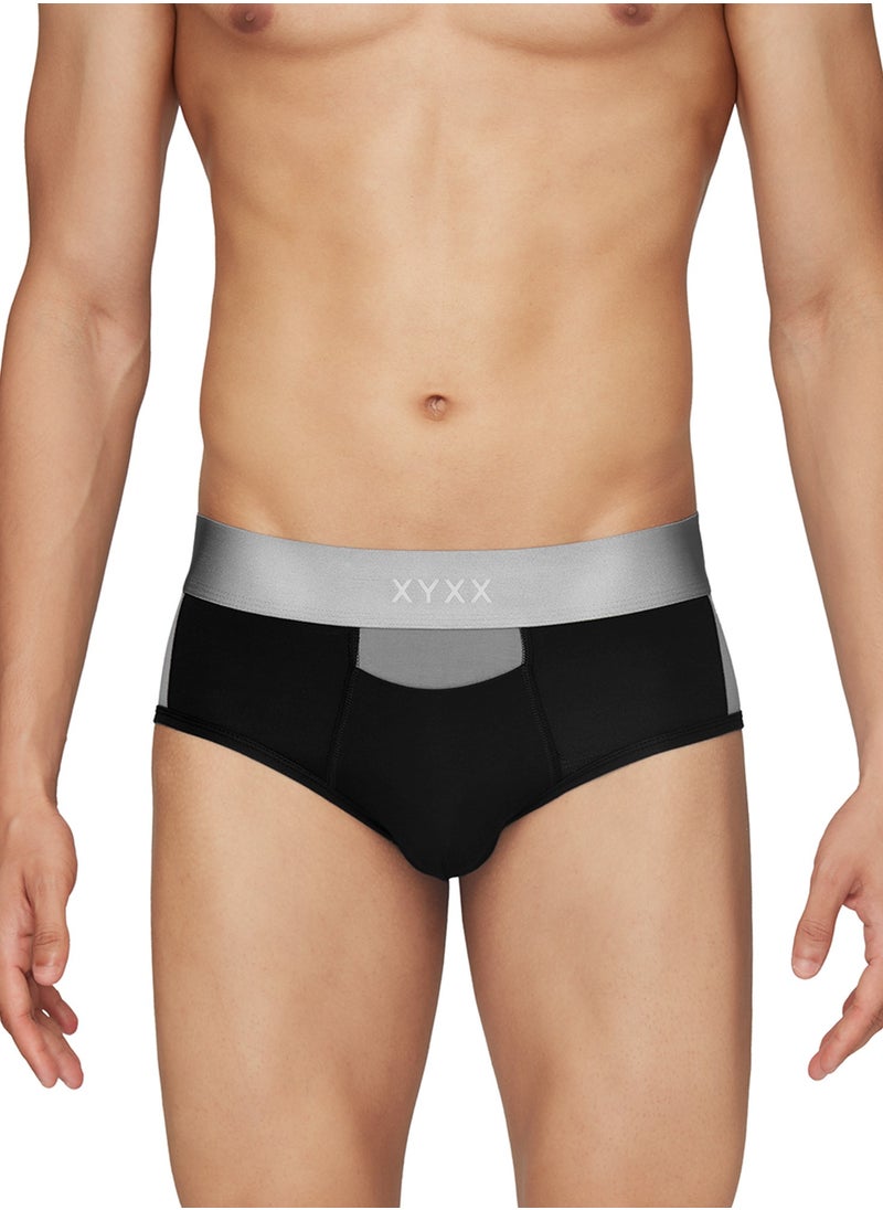 XYXX - Pack of 3 Illuminati Intellisoft Micro Modal Color Blocked Solid Men Brief - Image 1