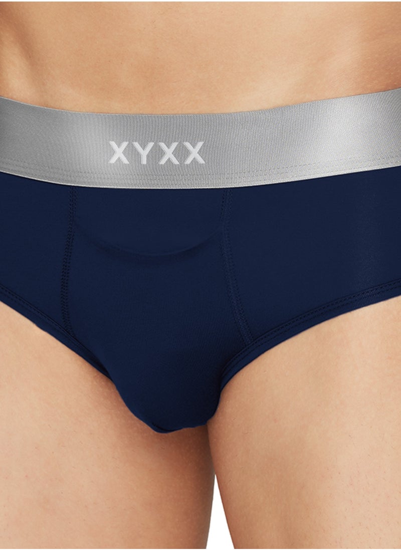 XYXX - Pack of 3 Illuminati Intellisoft Micro Modal Color Blocked Solid Men Brief - Image 1