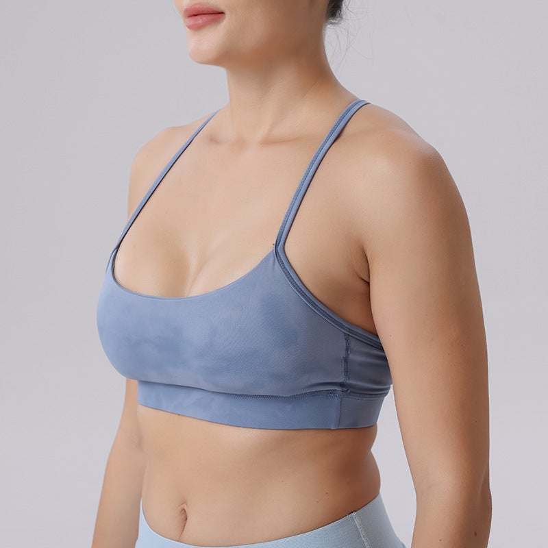 and Style Tie-Dye Yoga Clothing Intimates Women''s High-Intensity Support Fitness Sports Bra Y-Shaped Vest Bra - Image 4