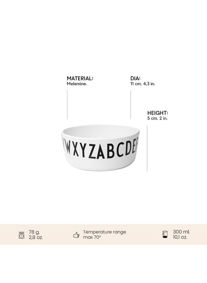 Design letters Design Letters 20201002BOWL Kids Alphabet Melamine Bowl for Salads, Pasta & Snacks  - Image 2