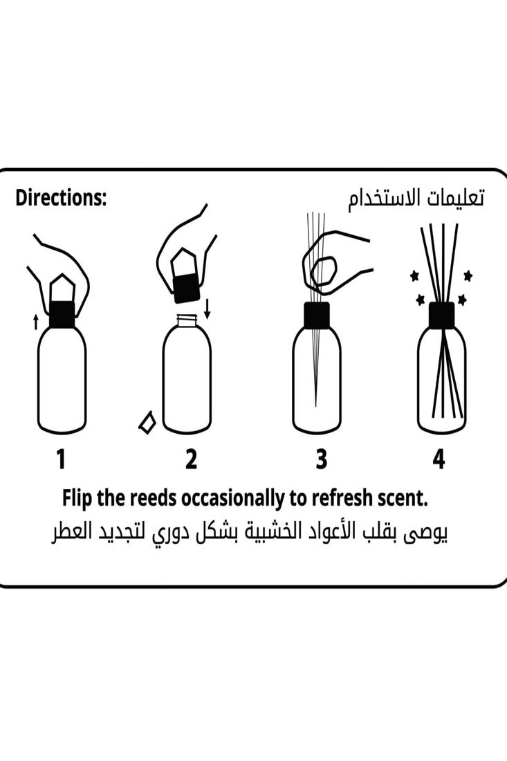 Gulf Orchid Peach Crumble Wooden Stick Air Freshener 110ml - Image 3