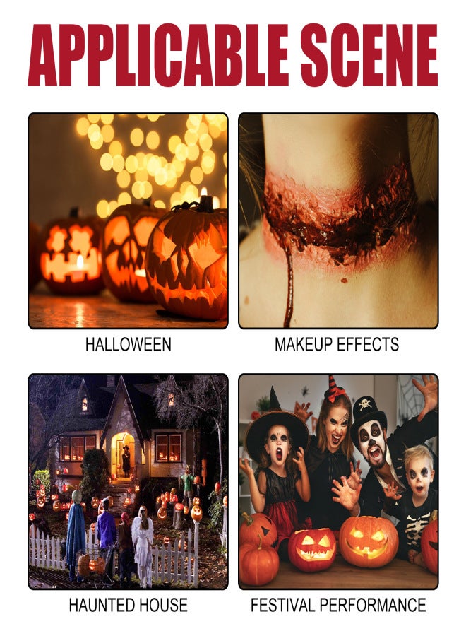 Halloween Makeup Pack Skin Wax Plasma Scar Colored Halloween Horror Makeup Set - Image 2