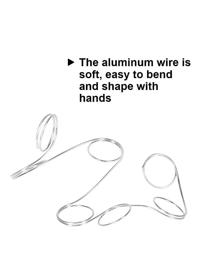 Peachjoy 50-Meter (165 ft) Aluminum Craft Wire, 1mm 18-Gauge Bendable Metal Wire for Jewelry Making, Sculpting, Floral Arranging and DIY Wire Wrapping (Silver) - Image 2