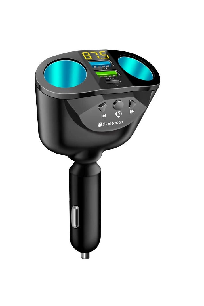 New PD car mp3 Bluetooth player fm transmitter car Bluetooth fast charging multifunctional car charger