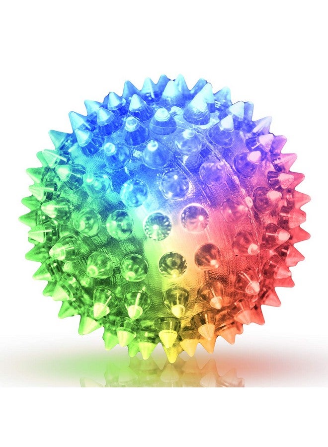 FlashingBlinkyLights Soft Spike Flashing Light Up Bouncy Balls (Set Of 6) - Image 3