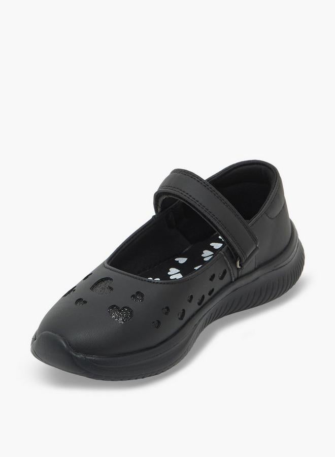 Dash Girls Hook & Loop Mary Jane School Shoes - Image 4