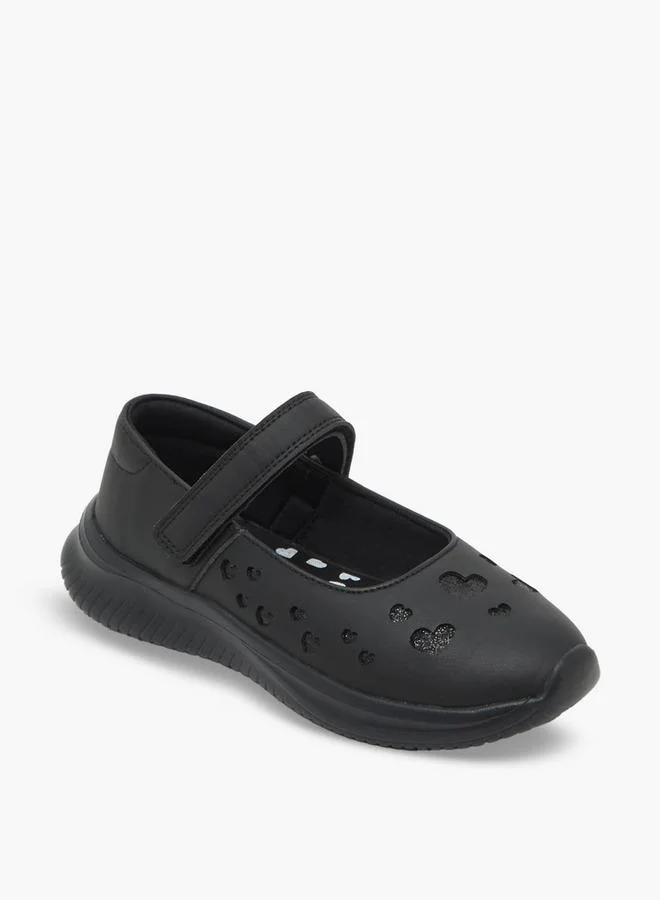 داش Girls Hook & Loop Mary Jane School Shoes