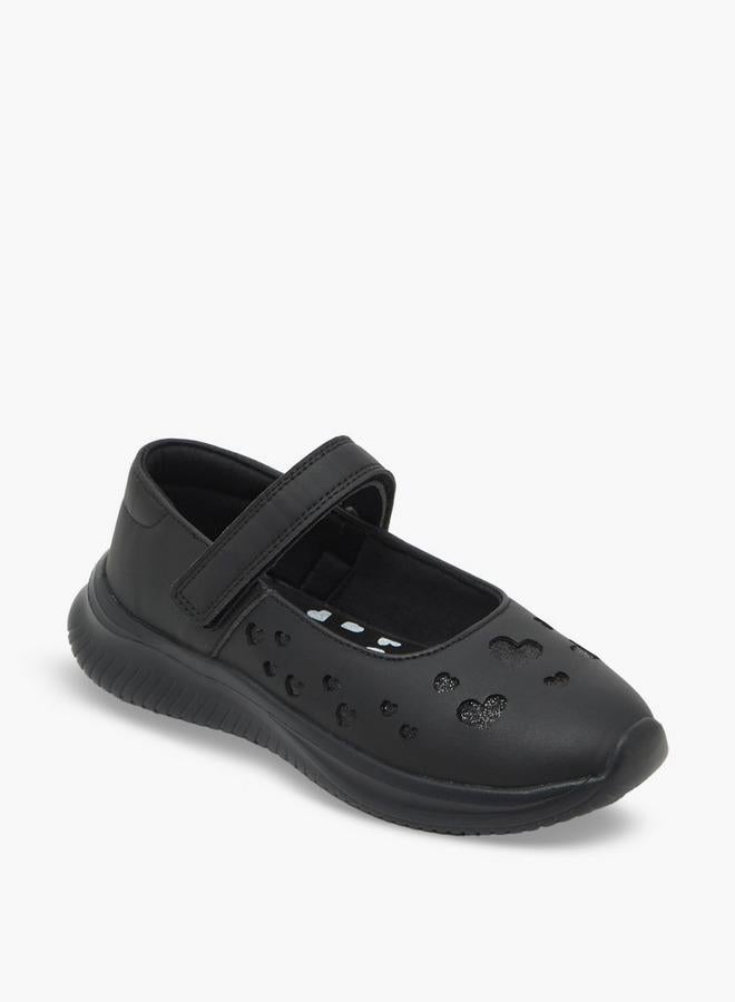Dash Girls Hook & Loop Mary Jane School Shoes - Image 2