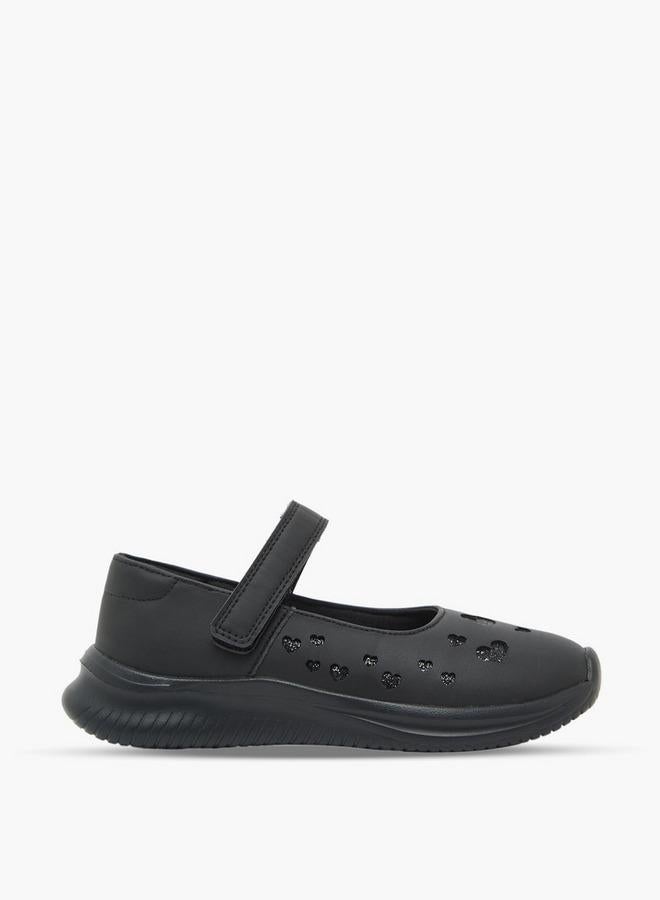 Dash Girls Hook & Loop Mary Jane School Shoes - Image 3