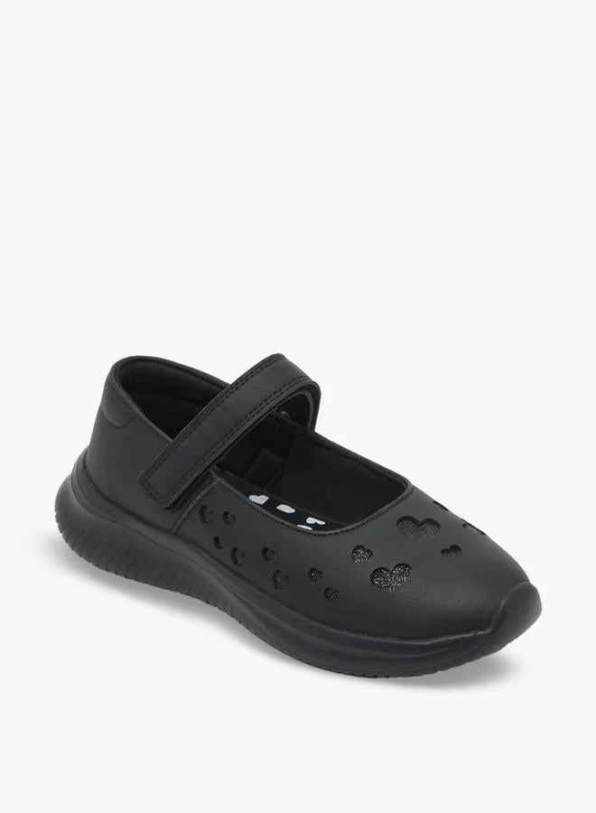 داش Girls Hook & Loop Mary Jane School Shoes