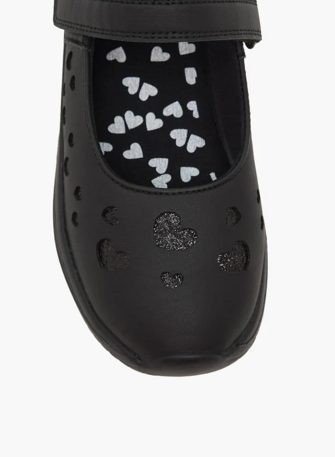 Dash BLACK Girls Hook & Loop Mary Jane School Shoes for Women | Best Price UAE