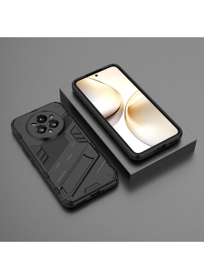 اس-توب جراب لهاتف Realme 14 Pro+ 5G Punk Armor 2 في 1 PC + جراب هاتف TPU مع حامل - Image 2