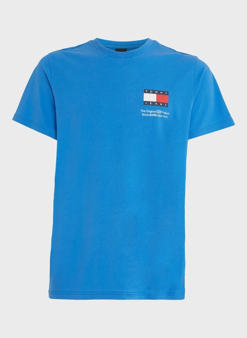 TOMMY JEANS Logo Crew Neck T-Shirt