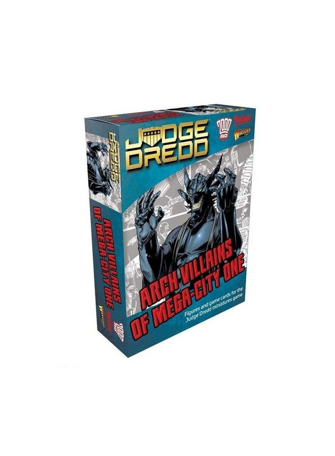 WARLORD GAMES Warlord Judge Dredd Arch Villains of Mega City One Figures for Judge Dredd Miniatures Table Top War Game 652210201, Unpainted - Image 1