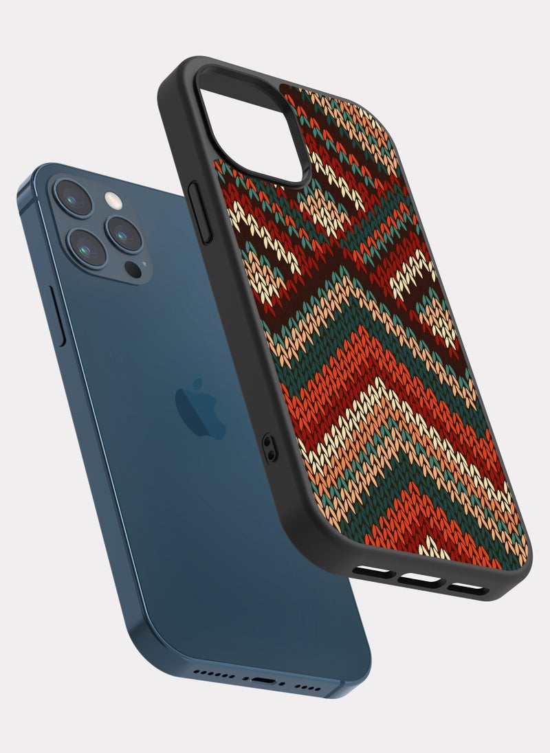 PXLAAT - iPhone 12 Pro Max case cover Canvas pattern - Image 1