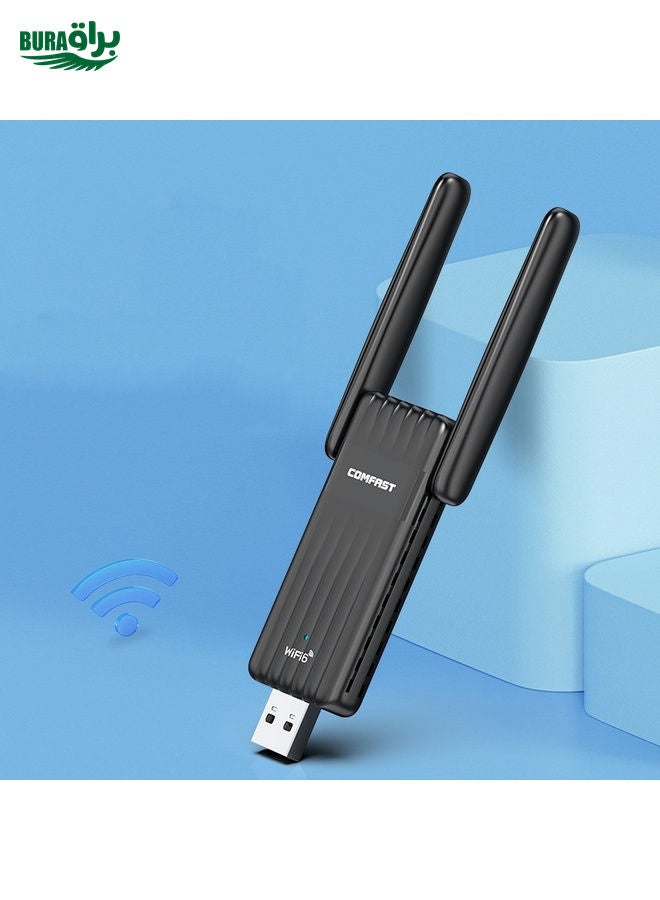 BURAQ COMFAST CF-943F 900Mbps Wifi6 Bluetooth Network Card 2.4G/5G USB Adapter  - Image 1