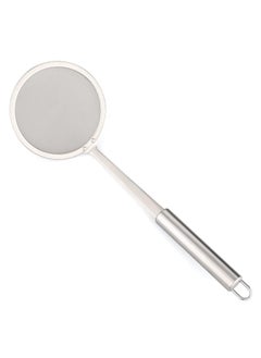SCOPENDE Good Morning Frying Zara 1 Pcs Stainless Steel Fine Mesh Food Strainer with Handle HeatResistant Round Oil Filter Grid Spoon Smallest Deep Frying from Fast Food Pasta Noodles  - Image 2
