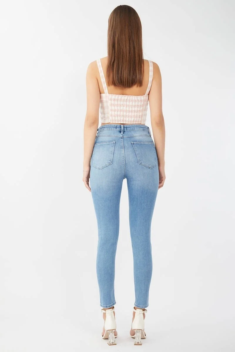 Banny Jeans Women's Blue Super Skinny Fit Jeans