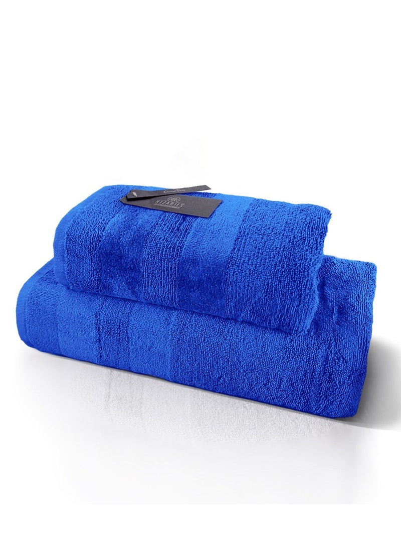 RIZARIES Luxury Couple Bathroom Set - 2 Bathrobes with Slippers and 2 Towel Sets - Unisex - Image 4