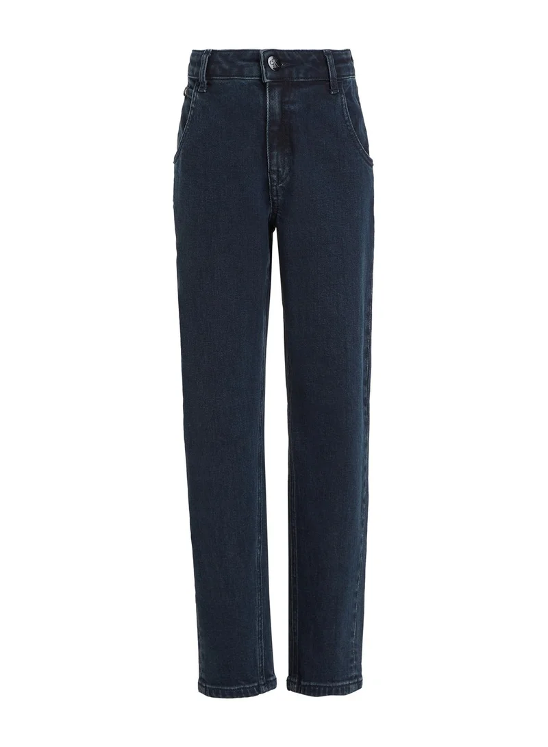 Calvin Klein Jeans Kids Mid Wash Straight Fit Jeans