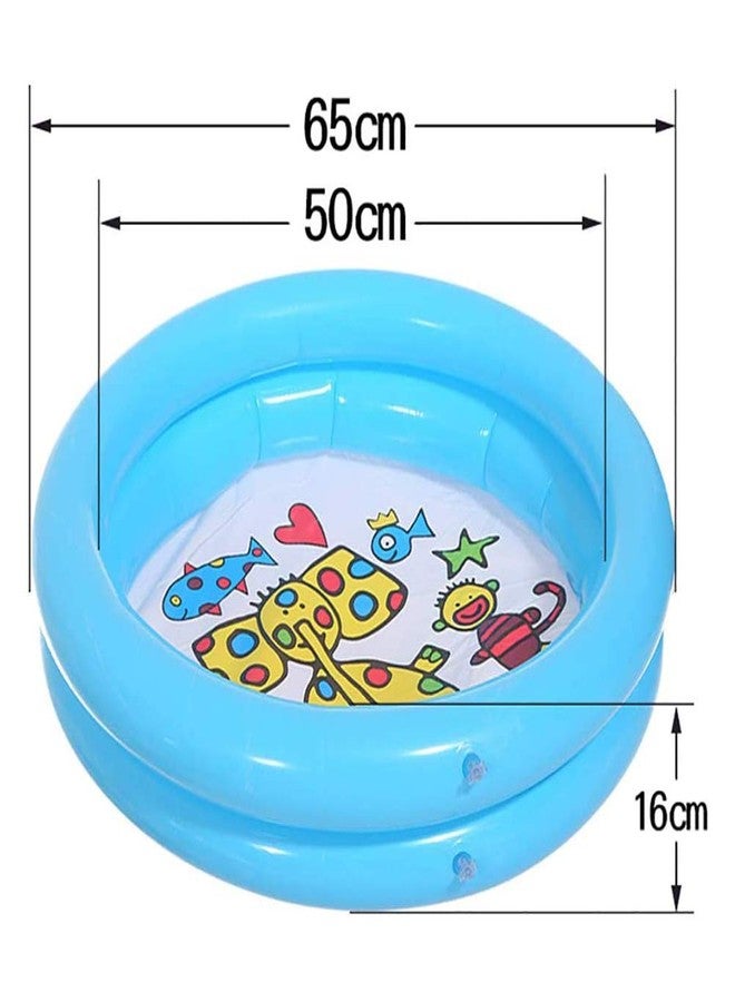 Mrisata 2 Rings Inflatable Ball Pit and Infant Pool - Round Garden Swimming Pool with Pump - Image 2