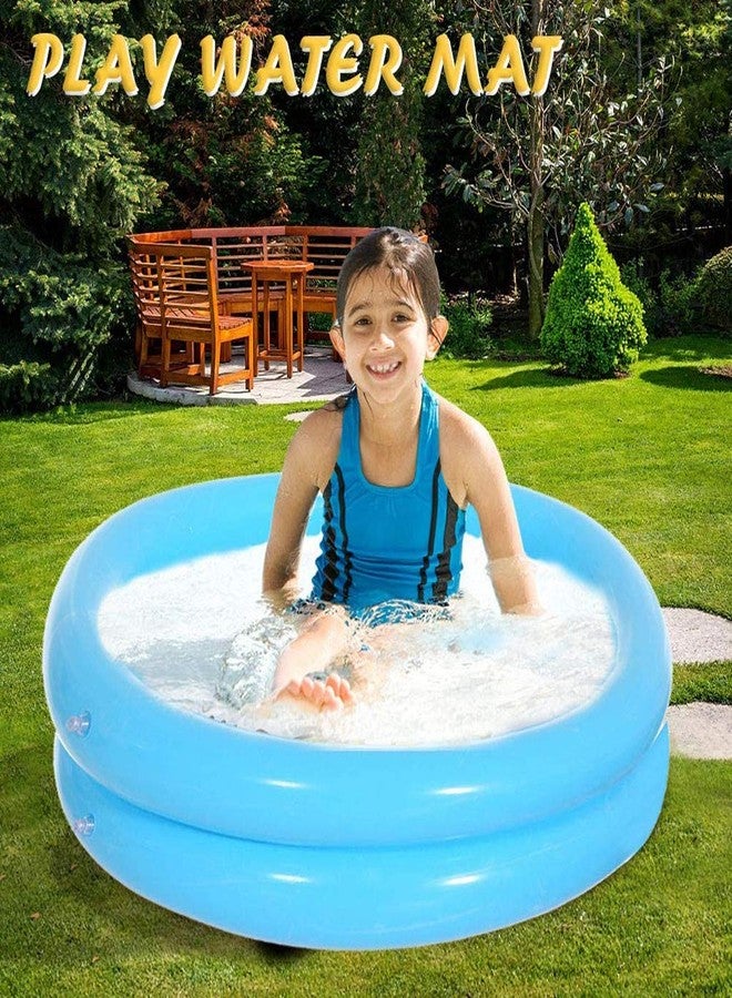 Mrisata 2 Rings Inflatable Ball Pit and Infant Pool - Round Garden Swimming Pool with Pump - Image 5