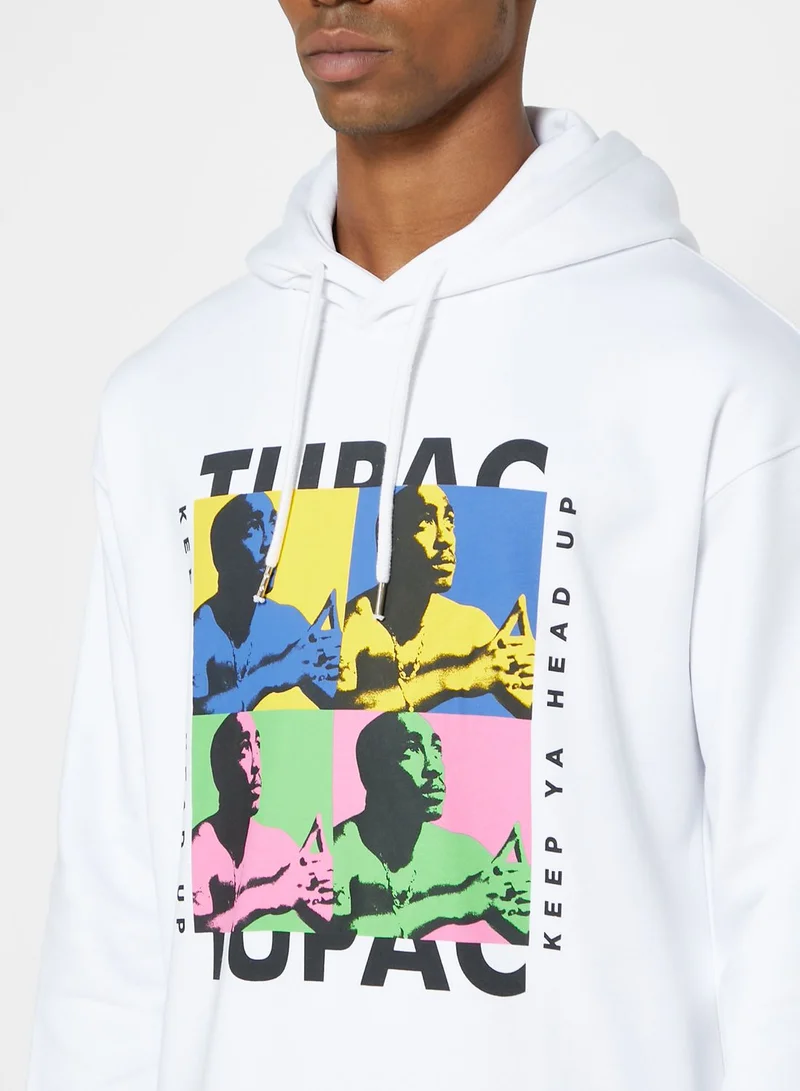 Only & Sons Tupac Oversize Hoodie
