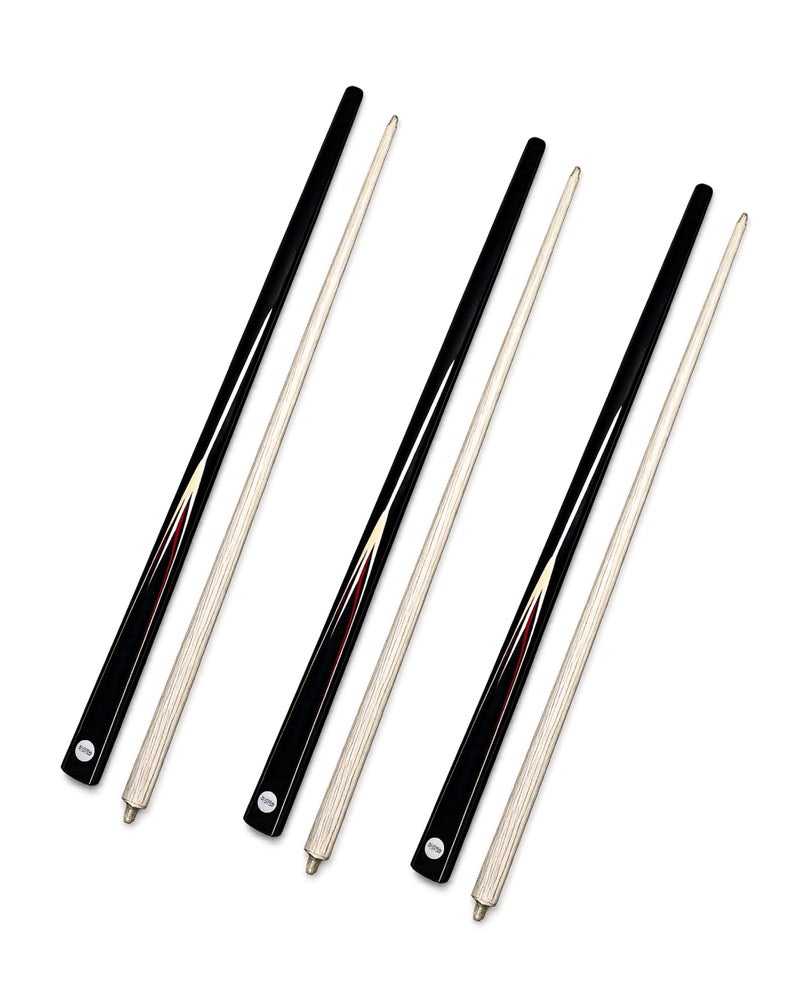 JBB Billiard cue Stick | Snooker cue Stick | Pool cue Stick Cue Sticks - 9mm | Black (3pcs) - Image 1
