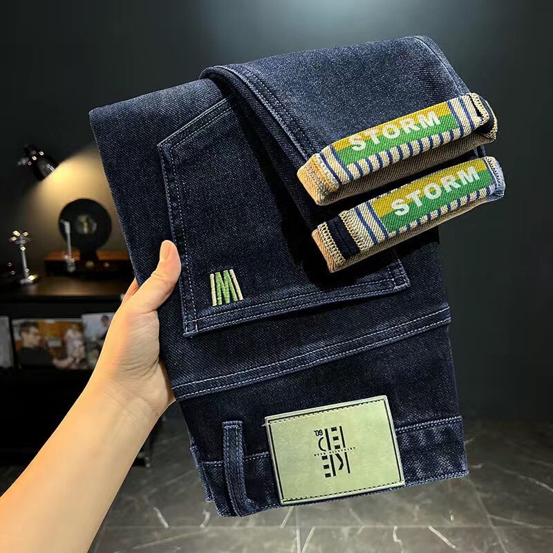 Unisex Classic Denim Jeans Loose Fit Daily Outdoor Wear - Image 3