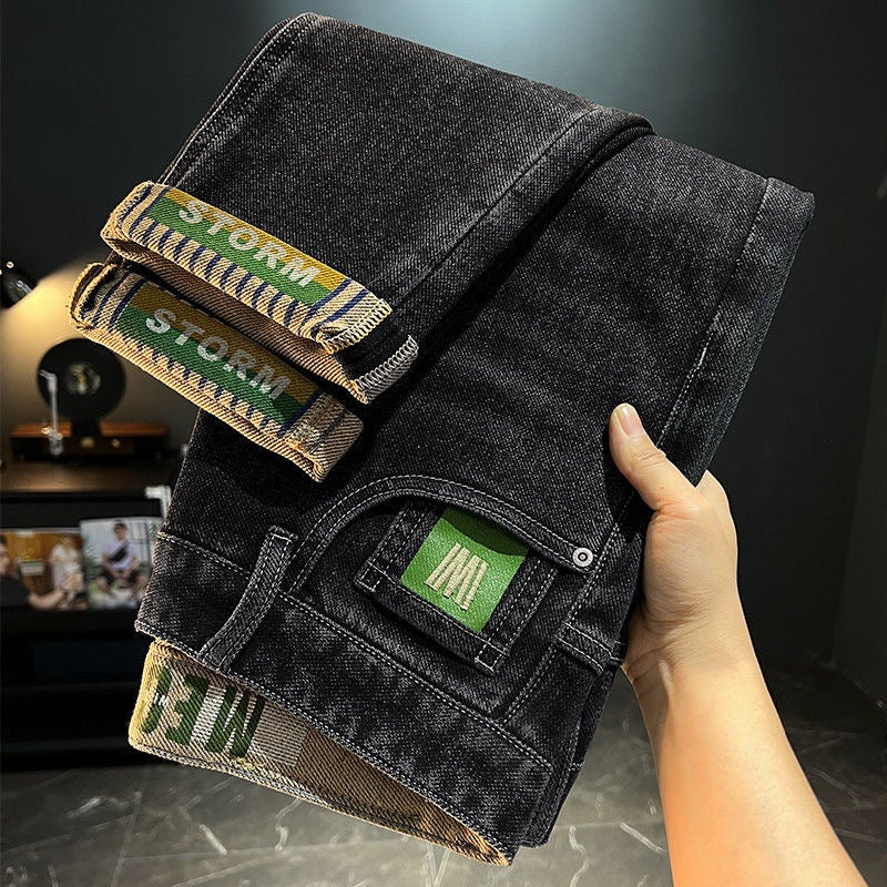 Unisex Classic Denim Jeans Loose Fit Daily Outdoor Wear - Image 2