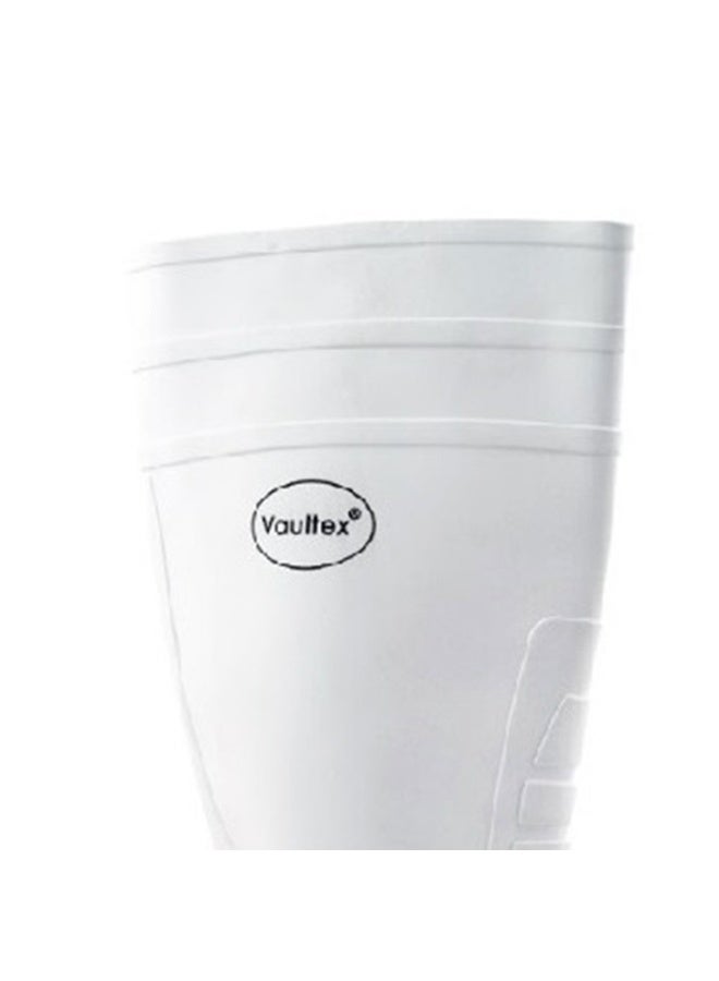 Vaultex RBW12 PVC Steel Toe Safety Gumboots - White, 44 - Image 3