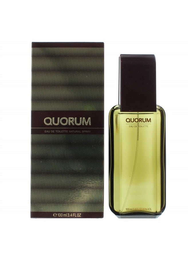 QUORUM by Antonio Puig Eau de Toilette Spray 3.4 OZ - Image 1
