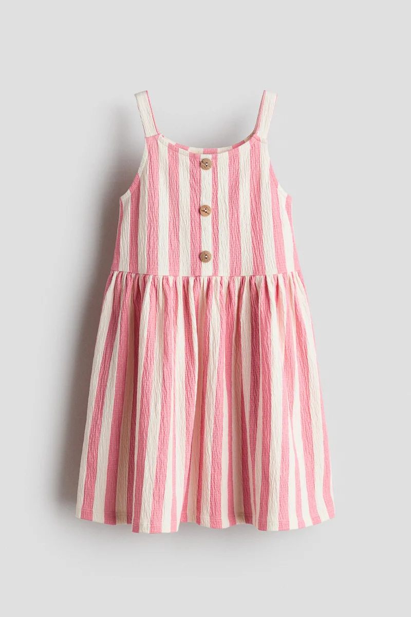 H&M Textured cotton dress