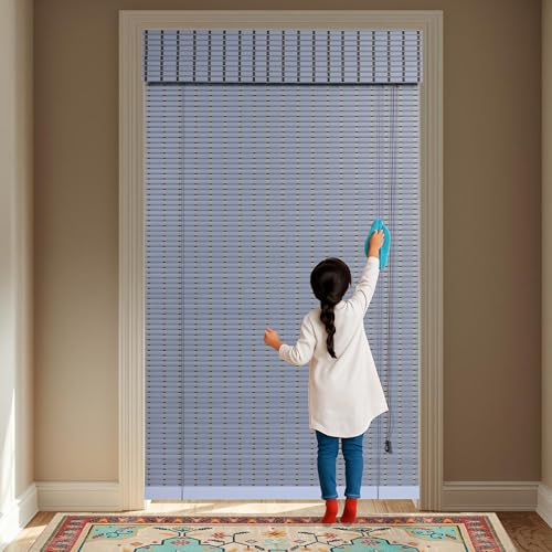 Mr.ChickWala Light Filtering & Cooling PVC Exterior & Interior Window Blind for Balcony and Outdoor Area - Sun Shade, Heat Reducing, Rain Resistant Grey (4Feet X 7Feet) - Image 3