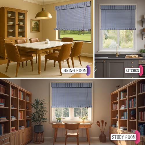 Mr.ChickWala Light Filtering & Cooling PVC Exterior & Interior Window Blind for Balcony and Outdoor Area - Sun Shade, Heat Reducing, Rain Resistant Grey (4Feet X 7Feet) - Image 4
