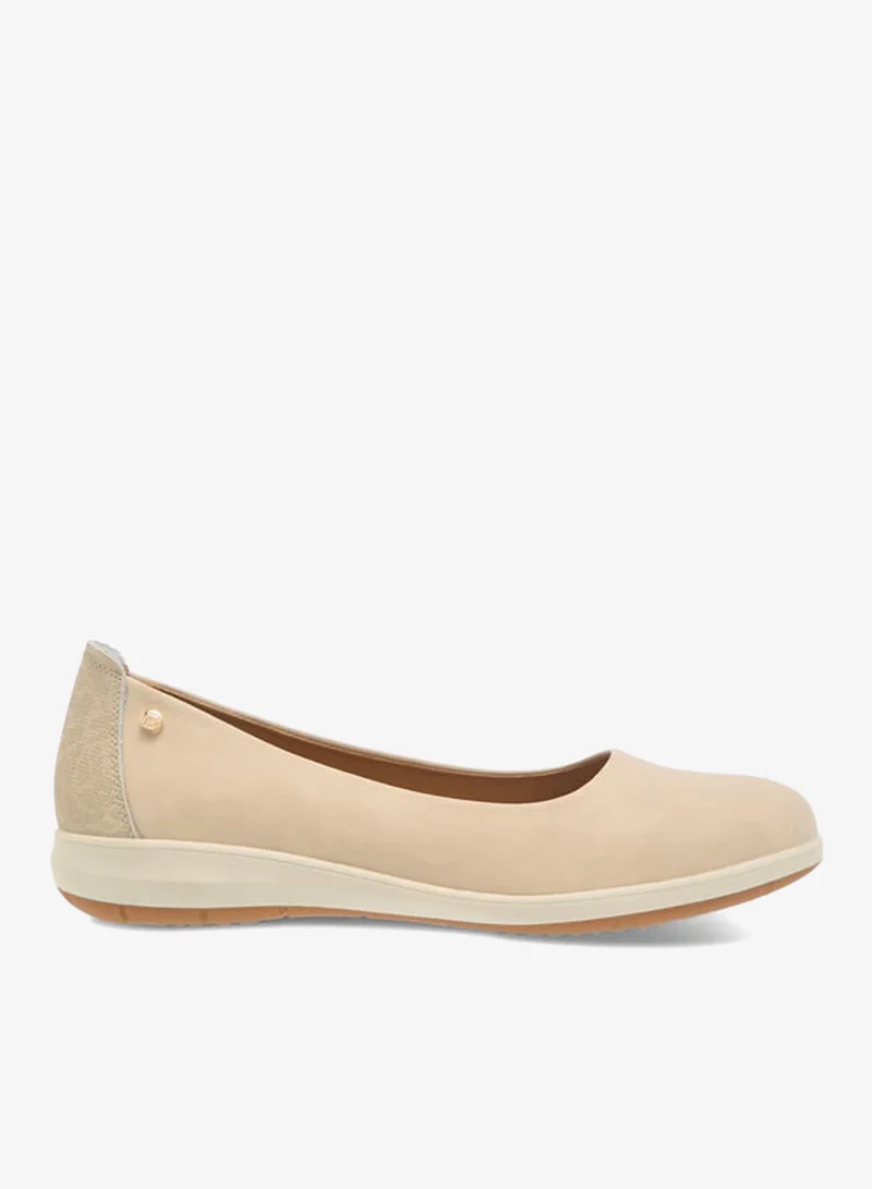 Flora Bella By Shoexpress BEIGE Womens Monogram Print Loafers for Women | Best Price UAE